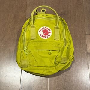 Fjallraven Kanken Mini Backpack Foliage Green Pre-Owned Authentic